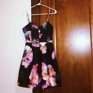 Floral print dress